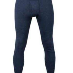 MERIWOOL Mens Base Layer 100% Merino Wool Thermal Pants - NAVY